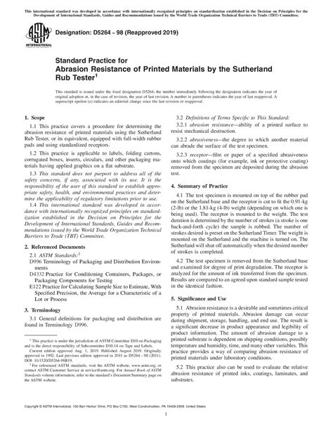 astm standard for scuff test|astm d5264 98 pdf.